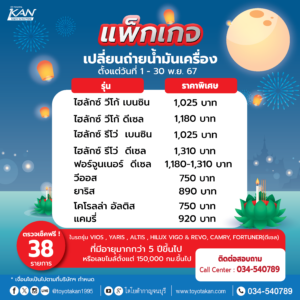 เปลี่ยนถ่ายน้ำมันเครื่อง-3-01-300x300 โปรโมชั่นบริการ เดือนพฤศจิกายน